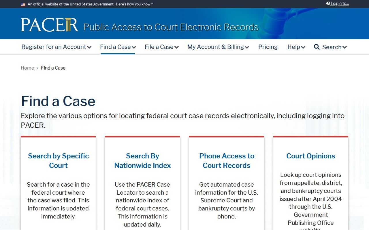 Federal docket search route compared with Henry County warrant records